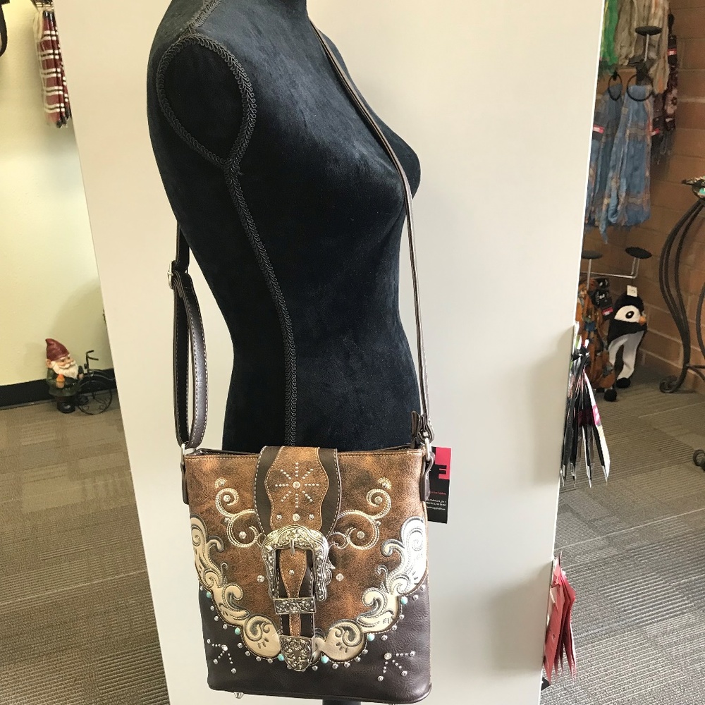 Concealed carry crossbody purse handbag messenger